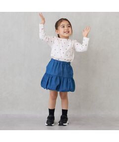 petit main / プティマイン ミニ・ひざ丈スカート | ﾍﾟﾌﾟﾗﾑﾊﾞﾙｰﾝｽｶﾊﾟﾝ