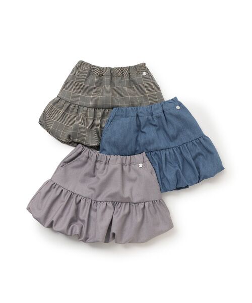 petit main / プティマイン ミニ・ひざ丈スカート | ﾍﾟﾌﾟﾗﾑﾊﾞﾙｰﾝｽｶﾊﾟﾝ | 詳細14