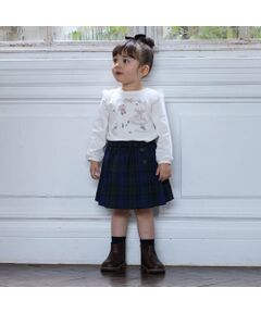 petit main / プティマイン ミニ・ひざ丈スカート | 【ﾘﾝｸ】ﾌﾟﾘｰﾂｽｶﾊﾟﾝ