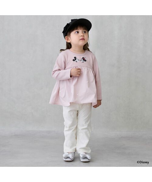 petit main / プティマイン チュニック | 【Disney】ﾄﾞｯｷﾝｸﾞ長袖ﾁｭﾆｯｸ | 詳細2