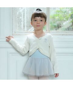 petit main / プティマイン その他トップス | 【ﾊﾞﾚｴ】ｼﾞｬｶﾞｰﾄﾞﾄｯﾌﾟｽ