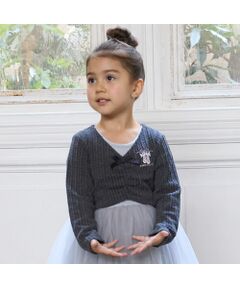 petit main / プティマイン その他トップス | 【ﾊﾞﾚｴ】ｼﾞｬｶﾞｰﾄﾞﾄｯﾌﾟｽ