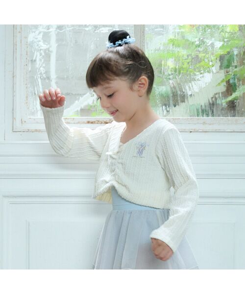 petit main / プティマイン その他トップス | 【ﾊﾞﾚｴ】ｼﾞｬｶﾞｰﾄﾞﾄｯﾌﾟｽ | 詳細1