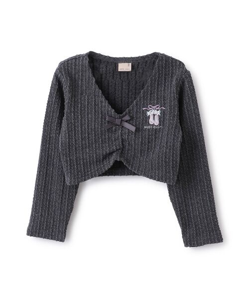 petit main / プティマイン その他トップス | 【ﾊﾞﾚｴ】ｼﾞｬｶﾞｰﾄﾞﾄｯﾌﾟｽ | 詳細10