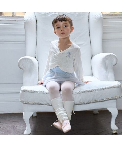 petit main / プティマイン その他トップス | 【ﾊﾞﾚｴ】ｼﾞｬｶﾞｰﾄﾞﾄｯﾌﾟｽ | 詳細4