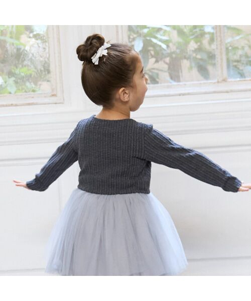 petit main / プティマイン その他トップス | 【ﾊﾞﾚｴ】ｼﾞｬｶﾞｰﾄﾞﾄｯﾌﾟｽ | 詳細7