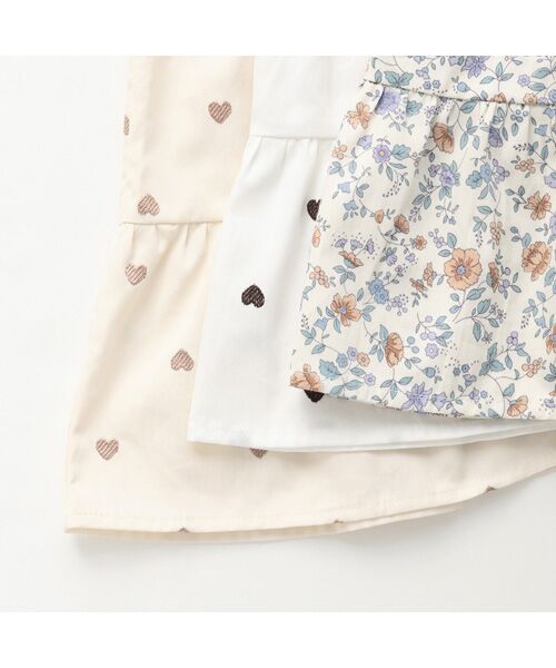 petit main / プティマイン ミニ丈・ひざ丈ワンピース | 【ﾘﾝｸ】ﾍﾞｽﾄ付ﾃｨｱｰﾄﾞﾜﾝﾋﾟｰｽ | 詳細10