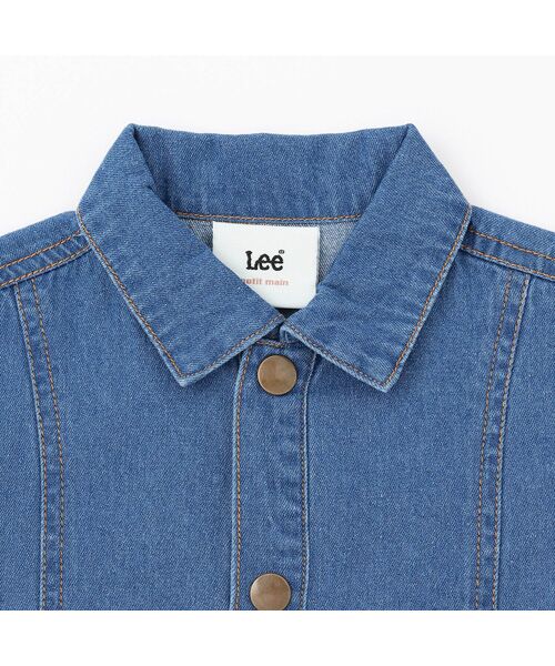 petit main / プティマイン ミニ丈・ひざ丈ワンピース | 【Lee】デニムワンピース | 詳細6