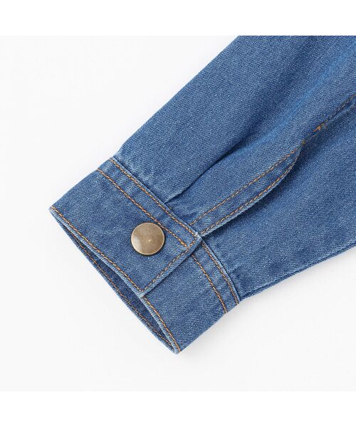 petit main / プティマイン ミニ丈・ひざ丈ワンピース | 【Lee】デニムワンピース | 詳細7