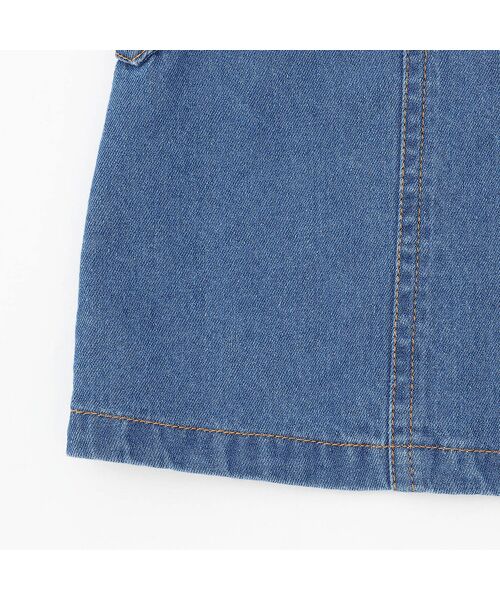 petit main / プティマイン ミニ丈・ひざ丈ワンピース | 【Lee】デニムワンピース | 詳細8