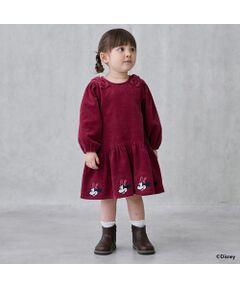 petit main / プティマイン ミニ丈・ひざ丈ワンピース | 【Disney】ｺｰﾃﾞｭﾛｲﾜﾝﾋﾟｰｽ