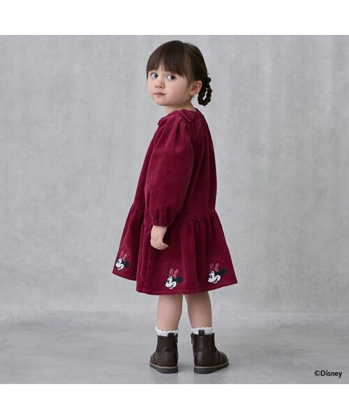 petit main / プティマイン ミニ丈・ひざ丈ワンピース | 【Disney】ｺｰﾃﾞｭﾛｲﾜﾝﾋﾟｰｽ | 詳細1