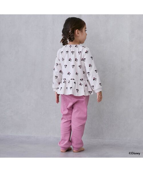 petit main / プティマイン ルームウェア | 【Disney】ペプラム長袖パジャマ | 詳細1