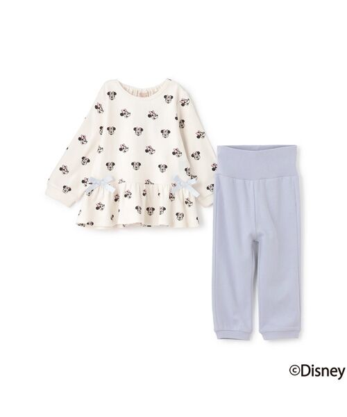 petit main / プティマイン ルームウェア | 【Disney】ペプラム長袖パジャマ | 詳細5