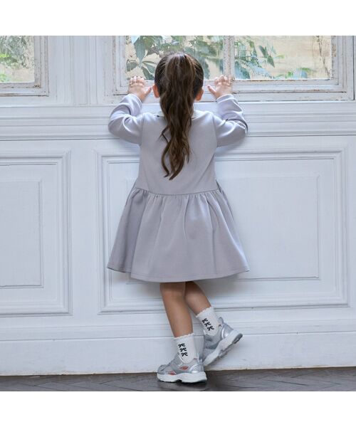 petit main / プティマイン ミニ丈・ひざ丈ワンピース | 【ﾊﾞﾚｴ】前あき衿ﾜﾝﾋﾟｰｽ | 詳細2