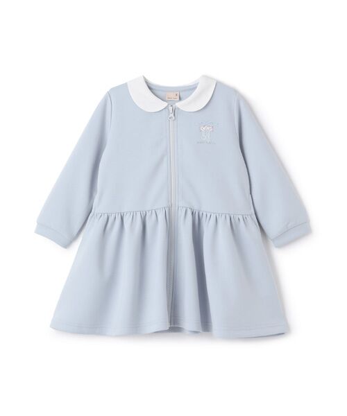 petit main / プティマイン ミニ丈・ひざ丈ワンピース | 【ﾊﾞﾚｴ】前あき衿ﾜﾝﾋﾟｰｽ | 詳細6