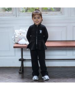 petit main / プティマイン その他トップス | 【ﾊﾞﾚｴ】ﾍﾟﾌﾟﾗﾑｼﾞｯﾌﾟｱｯﾌﾟﾊﾟﾝﾂSET