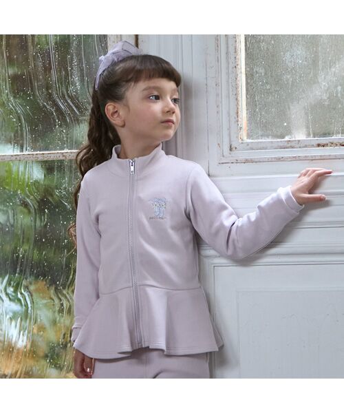 petit main / プティマイン その他トップス | 【バレエ】ペプラムジップアップパンツSET | 詳細2