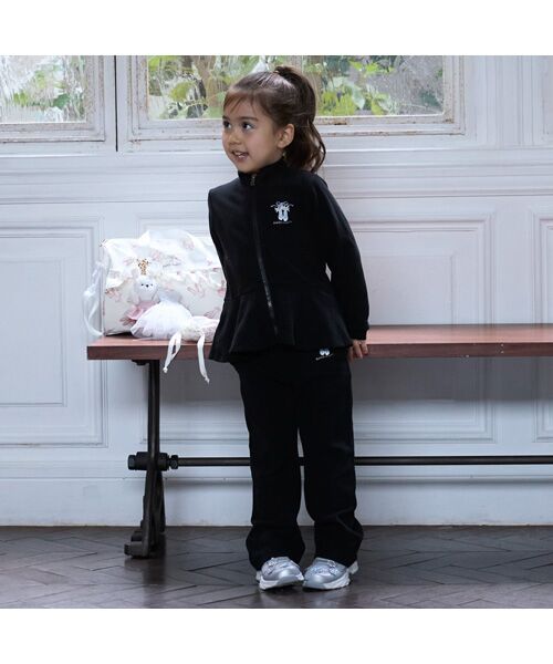 petit main / プティマイン その他トップス | 【バレエ】ペプラムジップアップパンツSET | 詳細3