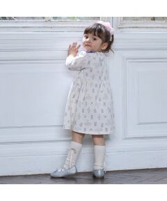 petit main / プティマイン ミニ丈・ひざ丈ワンピース | 【GOODPRICE】柄ﾘﾎﾞﾝｶｯﾄﾜﾝﾋﾟｰｽ