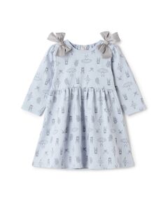 petit main / プティマイン ミニ丈・ひざ丈ワンピース | 【GOODPRICE】柄ﾘﾎﾞﾝｶｯﾄﾜﾝﾋﾟｰｽ