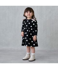 petit main / プティマイン ミニ丈・ひざ丈ワンピース | 【GOODPRICE】柄ﾘﾎﾞﾝｶｯﾄﾜﾝﾋﾟｰｽ