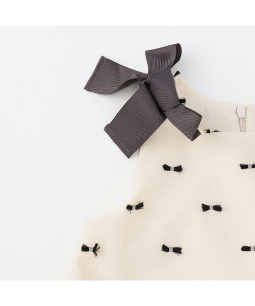 petit main / プティマイン ミニ丈・ひざ丈ワンピース | 【ﾘﾝｸ】肩ﾘﾎﾞﾝｼﾞｬﾝﾊﾟｰｽｶｰﾄ | 詳細12