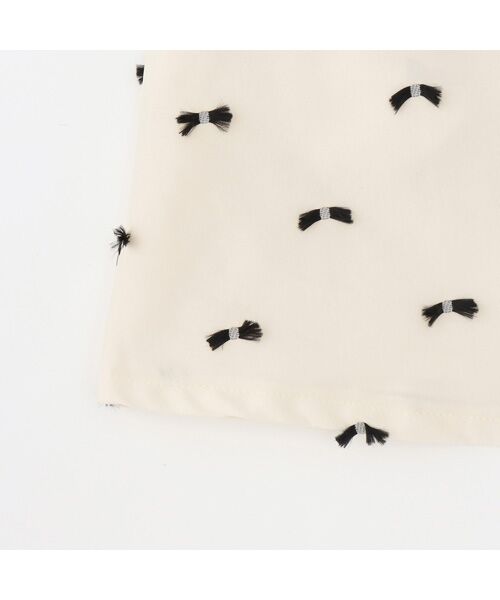 petit main / プティマイン ミニ丈・ひざ丈ワンピース | 【ﾘﾝｸ】肩ﾘﾎﾞﾝｼﾞｬﾝﾊﾟｰｽｶｰﾄ | 詳細14