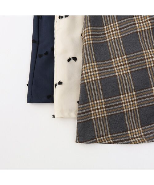 petit main / プティマイン ミニ丈・ひざ丈ワンピース | 【ﾘﾝｸ】肩ﾘﾎﾞﾝｼﾞｬﾝﾊﾟｰｽｶｰﾄ | 詳細17