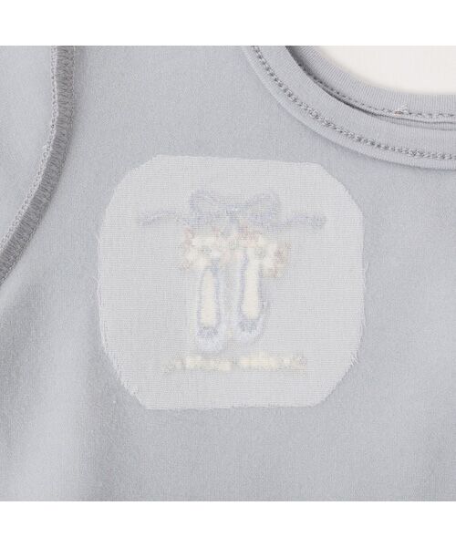 petit main / プティマイン ミニ丈・ひざ丈ワンピース | 【ﾊﾞﾚｴ】ﾁｭｰﾙﾜﾝﾋﾟｰｽ | 詳細10