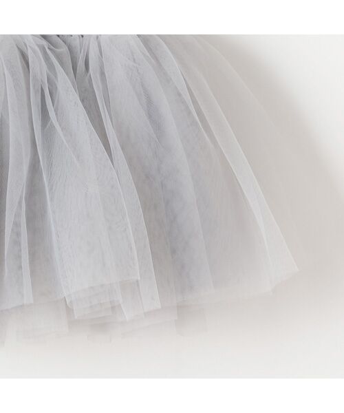 petit main / プティマイン ミニ丈・ひざ丈ワンピース | 【ﾊﾞﾚｴ】ﾁｭｰﾙﾜﾝﾋﾟｰｽ | 詳細11