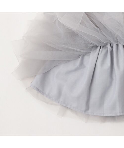 petit main / プティマイン ミニ丈・ひざ丈ワンピース | 【ﾊﾞﾚｴ】ﾁｭｰﾙﾜﾝﾋﾟｰｽ | 詳細12