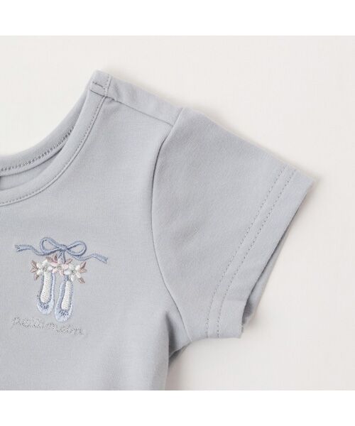 petit main / プティマイン ミニ丈・ひざ丈ワンピース | 【ﾊﾞﾚｴ】ﾁｭｰﾙﾜﾝﾋﾟｰｽ | 詳細8