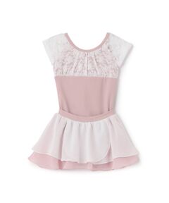 petit main / プティマイン ミニ丈・ひざ丈ワンピース | 【ﾊﾞﾚｴ】ﾚｰｽﾚｵﾀｰﾄﾞｾｯﾄ