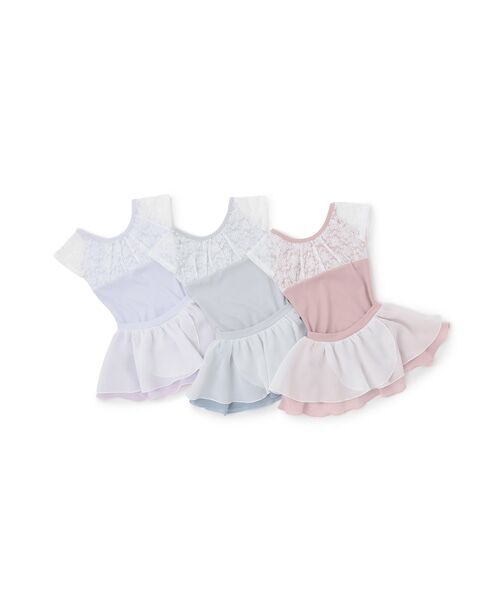 petit main / プティマイン ミニ丈・ひざ丈ワンピース | 【バレエ】レースレオタードセット | 詳細17