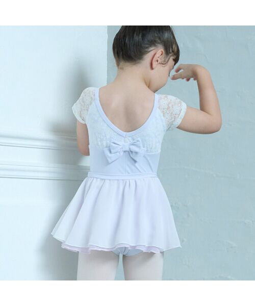 petit main / プティマイン ミニ丈・ひざ丈ワンピース | 【バレエ】レースレオタードセット | 詳細3