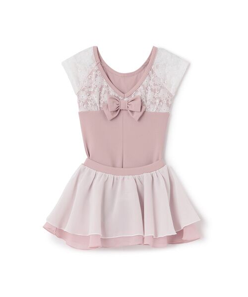 petit main / プティマイン ミニ丈・ひざ丈ワンピース | 【バレエ】レースレオタードセット | 詳細6