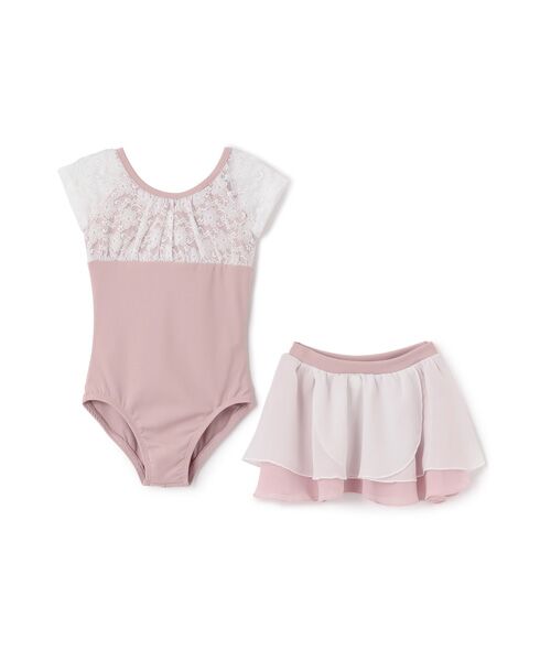 petit main / プティマイン ミニ丈・ひざ丈ワンピース | 【バレエ】レースレオタードセット | 詳細7