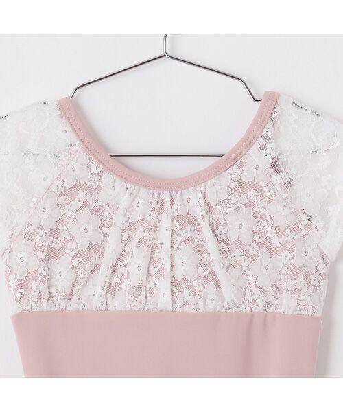 petit main / プティマイン ミニ丈・ひざ丈ワンピース | 【バレエ】レースレオタードセット | 詳細8