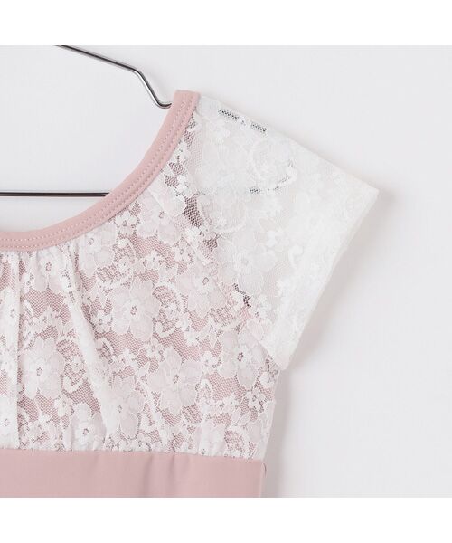 petit main / プティマイン ミニ丈・ひざ丈ワンピース | 【バレエ】レースレオタードセット | 詳細9