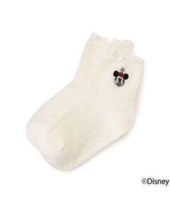 petit main / プティマイン ソックス | 【Disney】ﾐﾆｰ刺繍靴下