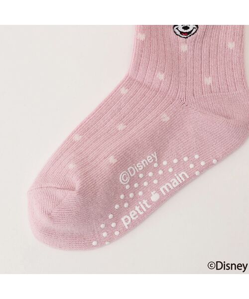 petit main / プティマイン ソックス | 【Disney】ﾐﾆｰ刺繍靴下 | 詳細2