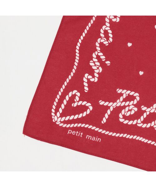 petit main / プティマイン バンダナ・スカーフ | ｱｿｰﾄ柄ﾊﾞﾝﾀﾞﾅ | 詳細10