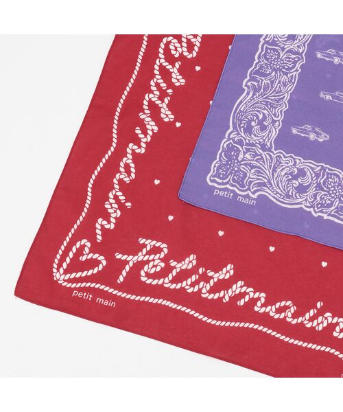 petit main / プティマイン バンダナ・スカーフ | ｱｿｰﾄ柄ﾊﾞﾝﾀﾞﾅ | 詳細11