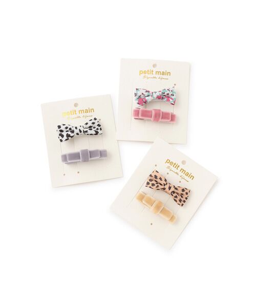 petit main / プティマイン ヘアピン | ﾘﾎﾞﾝﾍｱｸﾘｯﾌﾟ 2P | 詳細3