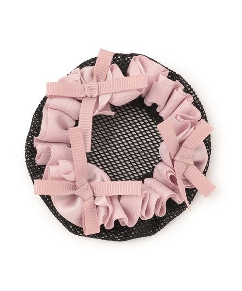 petit main/プティマイン 【バレエ】プチリボンシニヨンネット L・ピンク F petit main/プティマイン 【バレエ】プチリボンシニヨンネット L・ピンク F