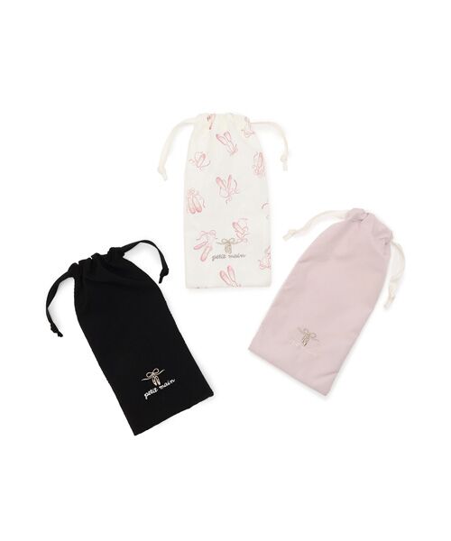 petit main / プティマイン ポーチ | 【ﾊﾞﾚｴ】裏ﾒｯｼｭ巾着 | 詳細6