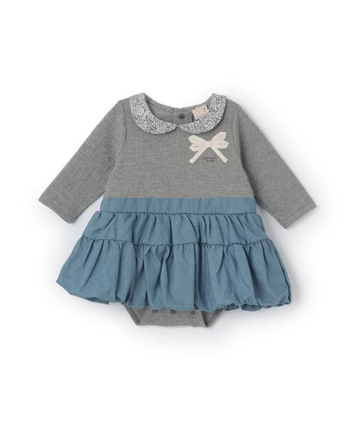 petit main / プティマイン ロンパース | 襟付きﾊﾞﾙｰﾝSKﾛﾝﾊﾟｰｽ | 詳細3