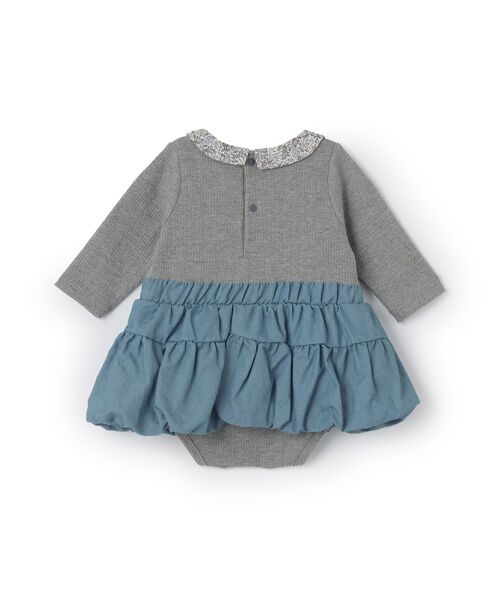 petit main / プティマイン ロンパース | 襟付きﾊﾞﾙｰﾝSKﾛﾝﾊﾟｰｽ | 詳細4