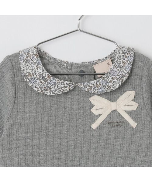 petit main / プティマイン ロンパース | 襟付きﾊﾞﾙｰﾝSKﾛﾝﾊﾟｰｽ | 詳細5